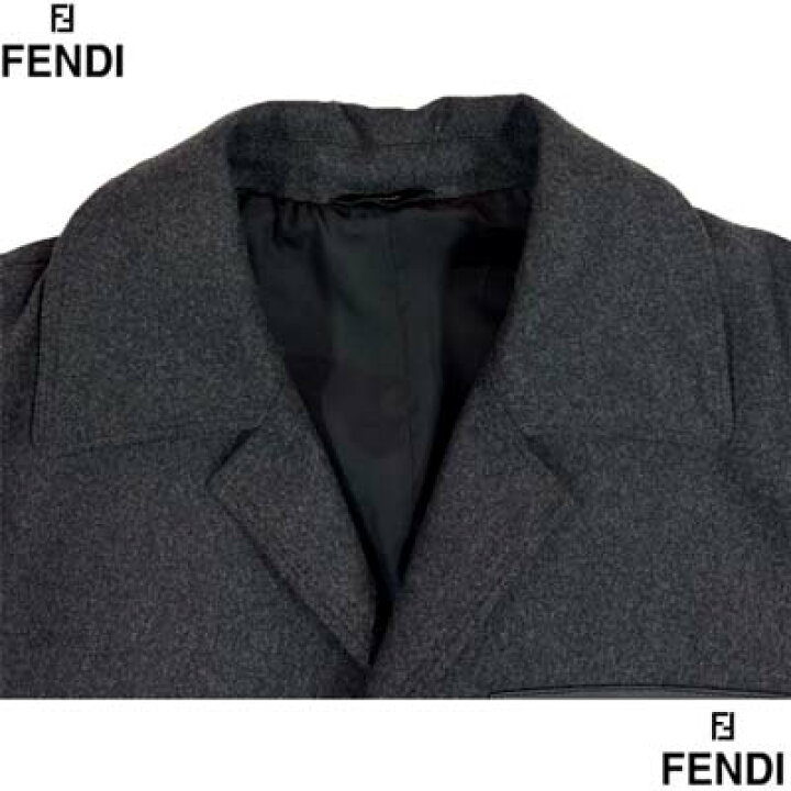 楽天市場】フェンディ FENDI コート メンズ ロングジャケット アウター 