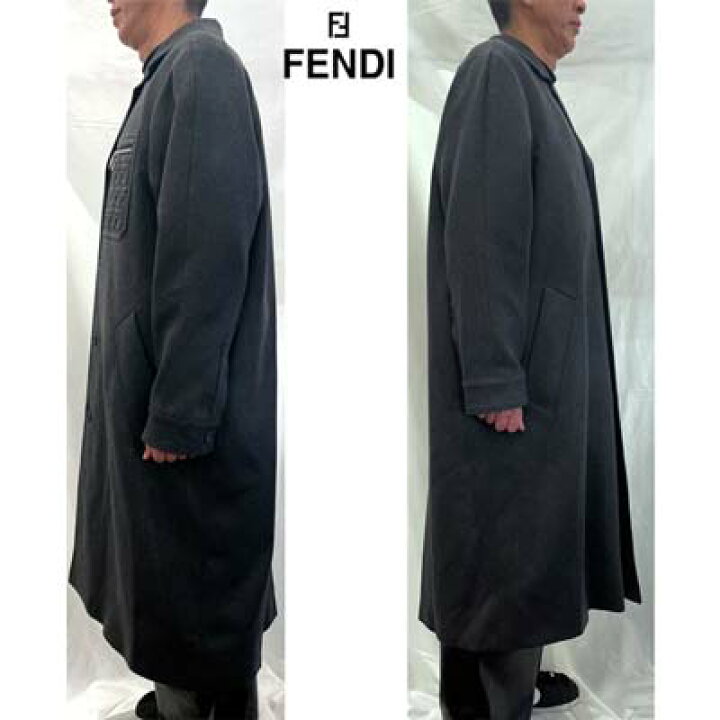 楽天市場】フェンディ FENDI コート メンズ ロングジャケット アウター 