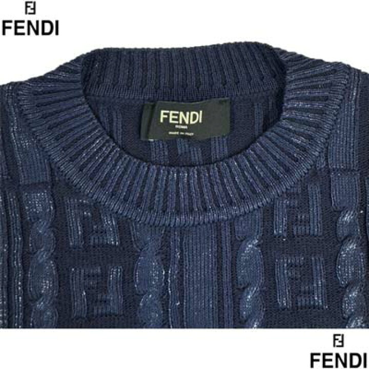 楽天市場】フェンディ FENDI セーター ニット メンズ トップス 全体FF 