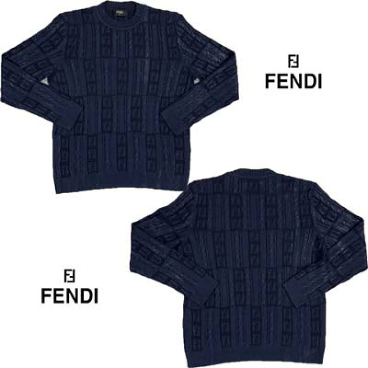 楽天市場】フェンディ FENDI セーター ニット メンズ トップス 全体FF 