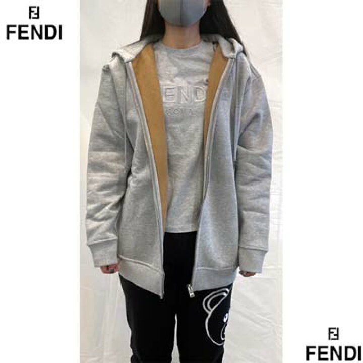 楽天市場】FENDI フェンディ パーカー フーディ レディース スウェット 