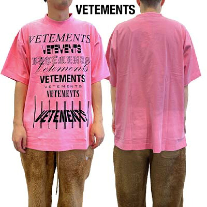 楽天市場】VETEMENTS ヴェトモン Tシャツ メンズ 半袖 ユニセックス 