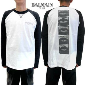 楽天市場】BALMAIN バルマン ロンT 長袖Tシャツ メンズ ロングTシャツ 