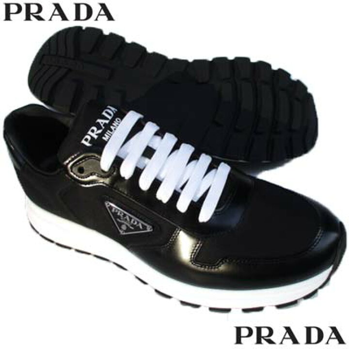 楽天市場】プラダ PRADA スニーカー メンズ 靴 シューズ ボディ部分  