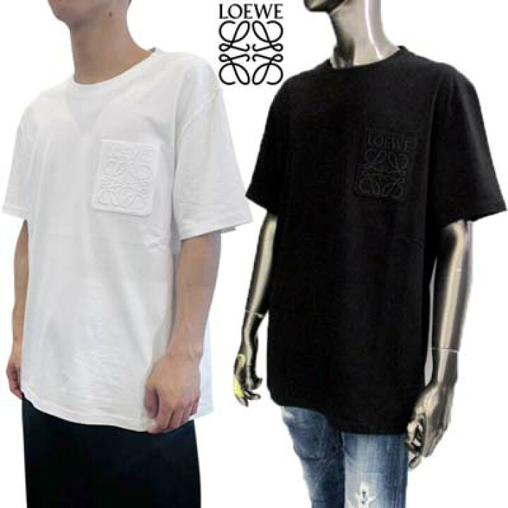 楽天市場】ロエベ LOEWE Tシャツ メンズ 半袖 トップス ロゴT 2色展開 