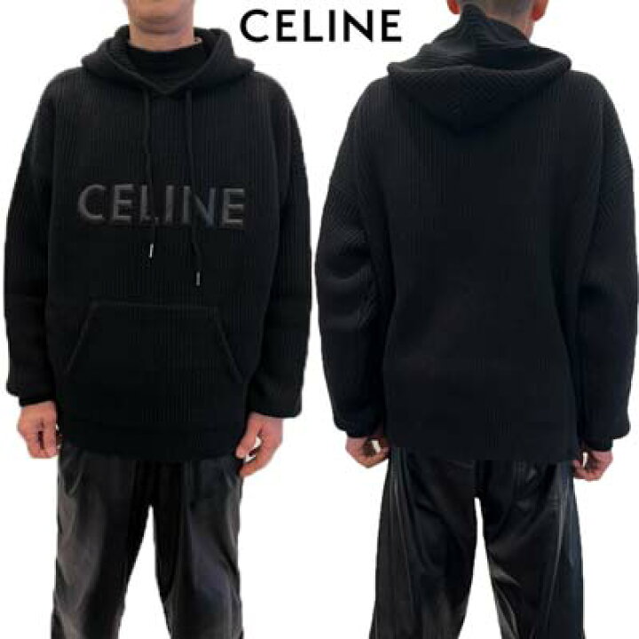 楽天市場】CELINE セリーヌ ニットパーカー メンズ セーター トップス 