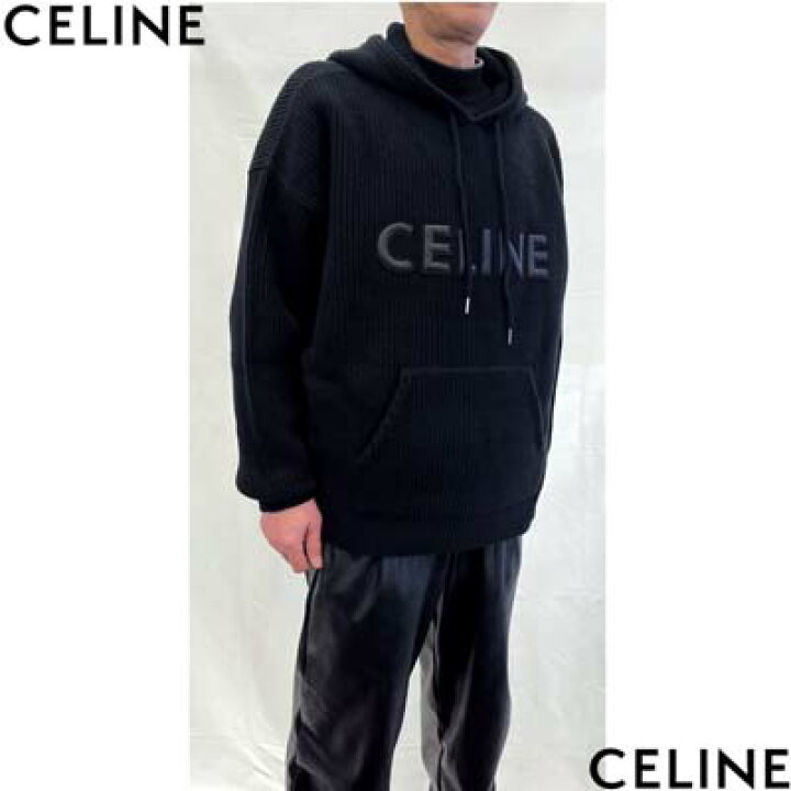 楽天市場】CELINE セリーヌ ニットパーカー メンズ セーター トップス 