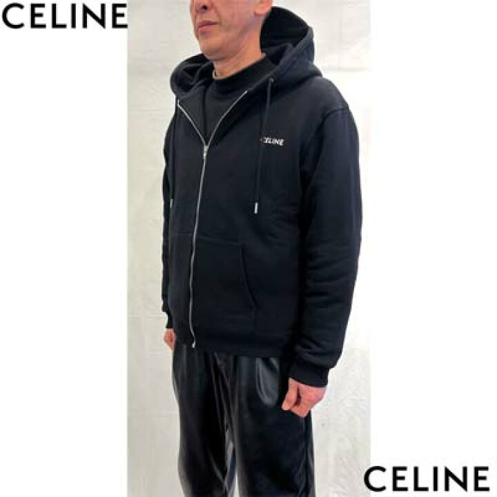 楽天市場】CELINE セリーヌ パーカー メンズ スウェット フーディ 