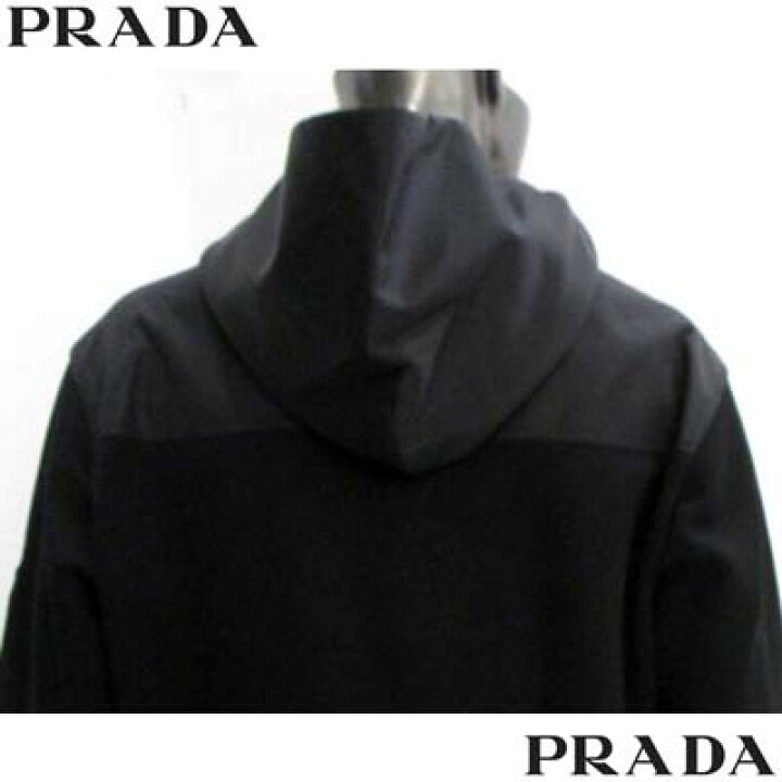 楽天市場】PRADA プラダ パーカー メンズ フーディ スウェット 左腕 