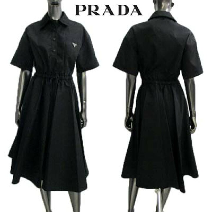 楽天市場】PRADA プラダ ワンピース レディース ドレス 半袖 胸  