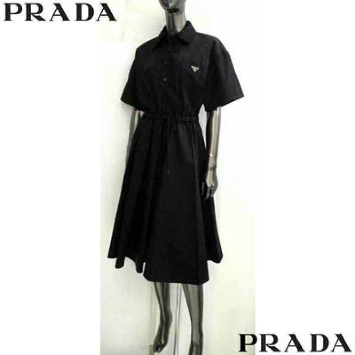 楽天市場】PRADA プラダ ワンピース レディース ドレス 半袖 胸 
