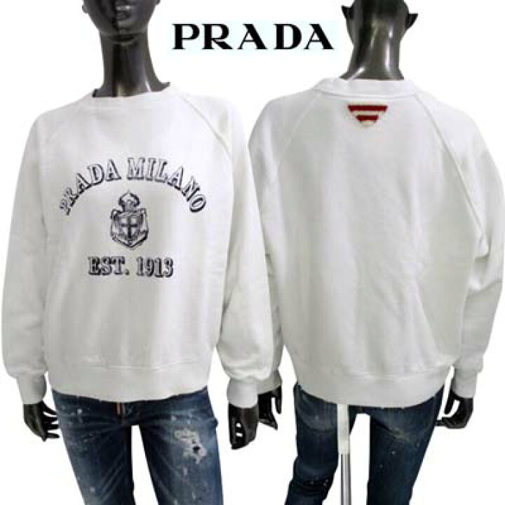 楽天市場】PRADA プラダ トレーナー レディース スウェット トップス 