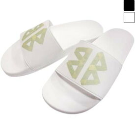 BALENCIAGA バレンシアガ シャワーサンダル メンズ スライドサンダル 靴 ホワイト/ブラック BBロゴ 689031 W1SA2 9070/1090 (R60500) G&B521 2025年春夏新作 【送料無料】 【smtb-TK】