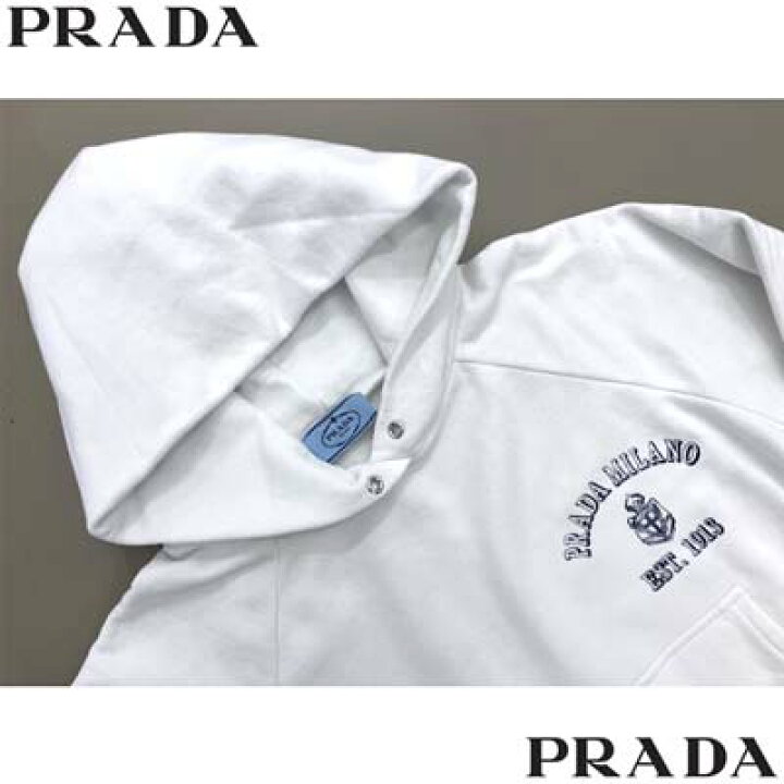 楽天市場】PRADA プラダ パーカー レディース フーディ スウェット 