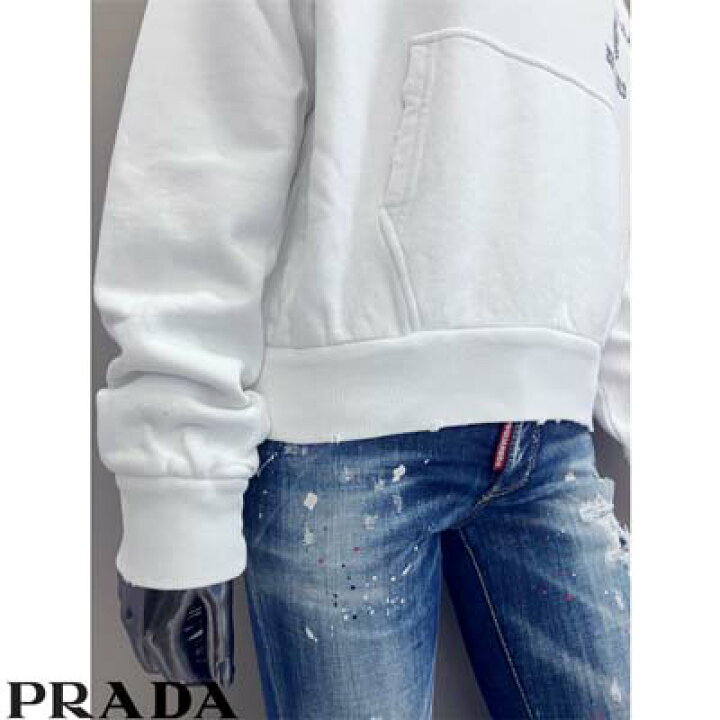 楽天市場】PRADA プラダ パーカー レディース フーディ スウェット 