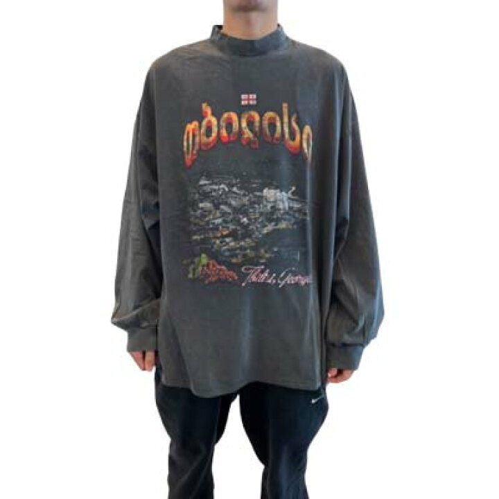 楽天市場】BALENCIAGA バレンシアガ ロンT ユニセックス 長袖Tシャツ 