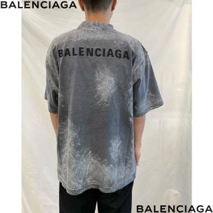 楽天市場】BALENCIAGA バレンシアガ 半袖Tシャツ メンズ カットソー 