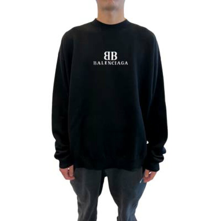BALENCIAGA バレンシアガ ヴィンテージ ニット L ブラック メンズ 楽天 