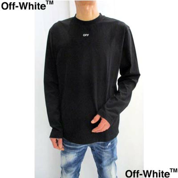楽天市場】OFF-WHITE オフホワイト ロンT メンズ 長袖Tシャツ ブランド 