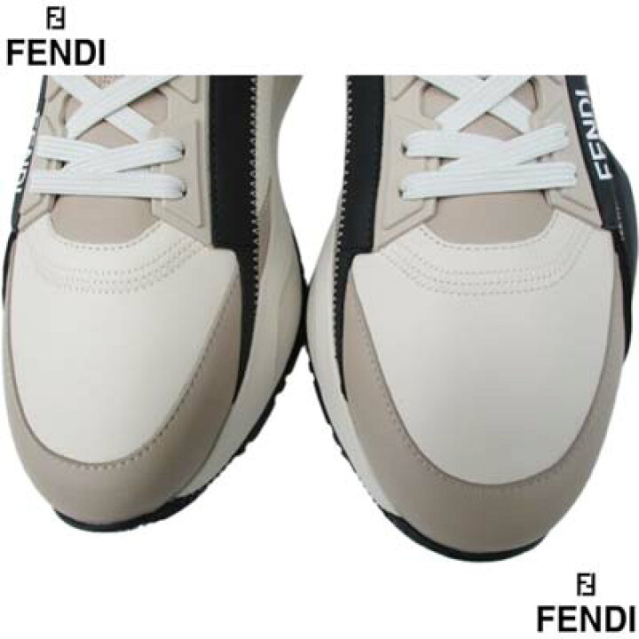 楽天市場】FENDI フェンディ スニーカー メンズ FLOW ブランドロゴ
