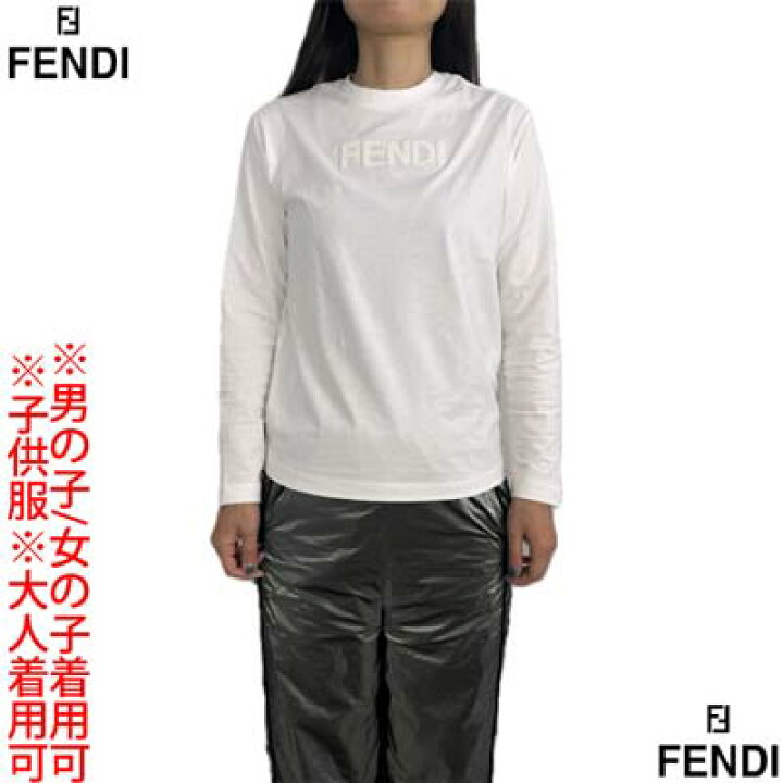 楽天市場】FENDI フェンディ ロンT キッズ 長袖Tシャツ 大人着用可 