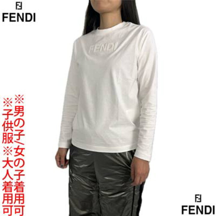 楽天市場】FENDI フェンディ ロンT キッズ 長袖Tシャツ 大人着用可 