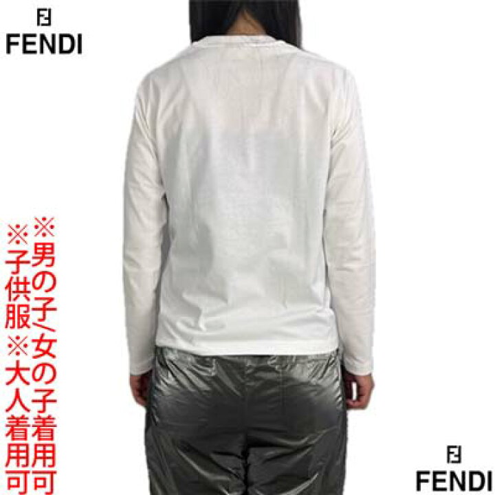 楽天市場】FENDI フェンディ ロンT キッズ 長袖Tシャツ 大人着用可 