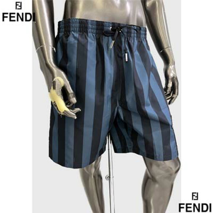 楽天市場】FENDI フェンディ スイムパンツ メンズ 水着 ストライプ 