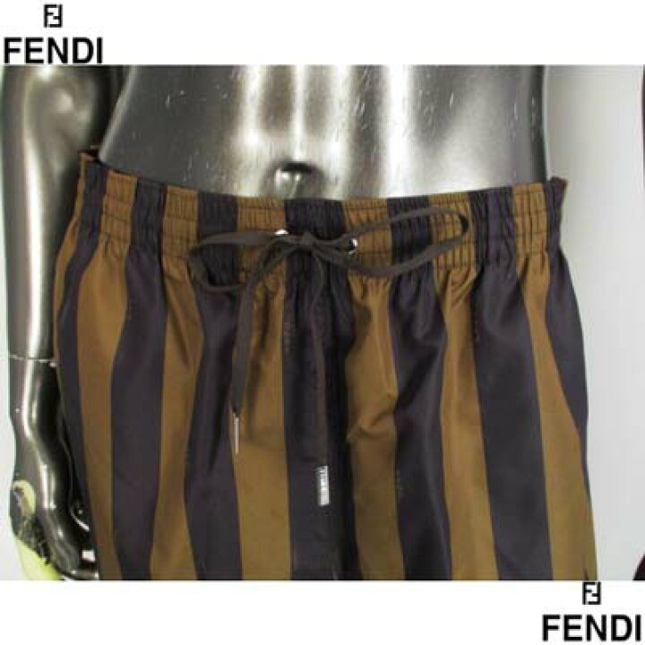 楽天市場】FENDI フェンディ スイムパンツ メンズ 水着 ストライプ 