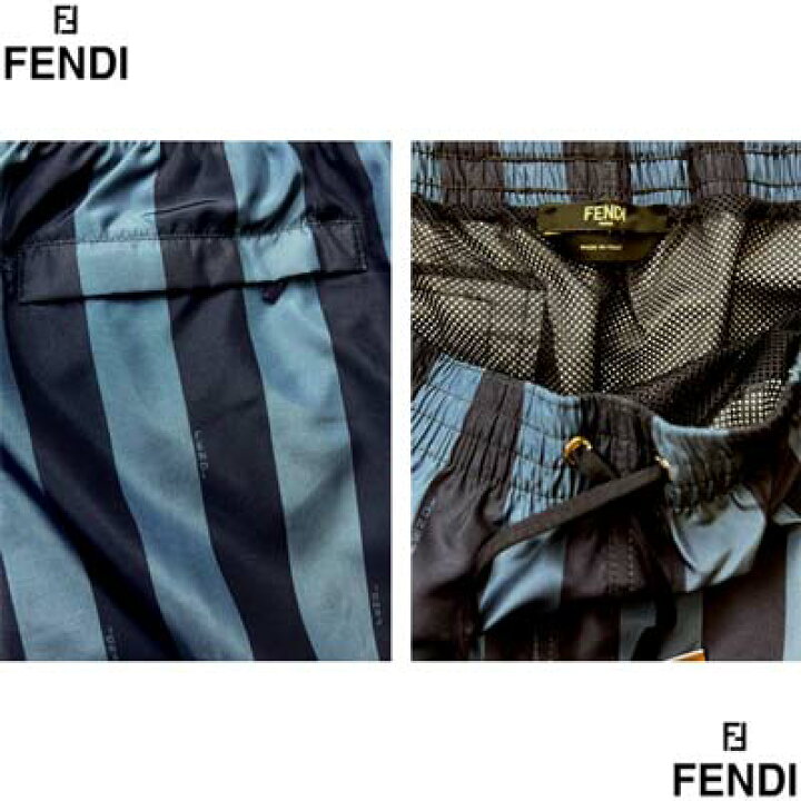 楽天市場】FENDI フェンディ スイムパンツ メンズ 水着 ストライプ 