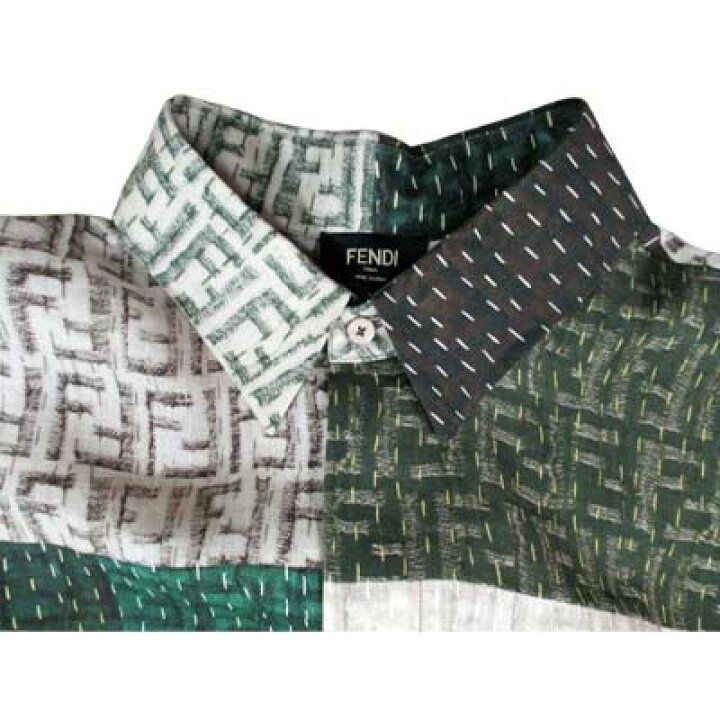 楽天市場】FENDI フェンディ 半袖シャツ メンズ FF セットアップ着用可 