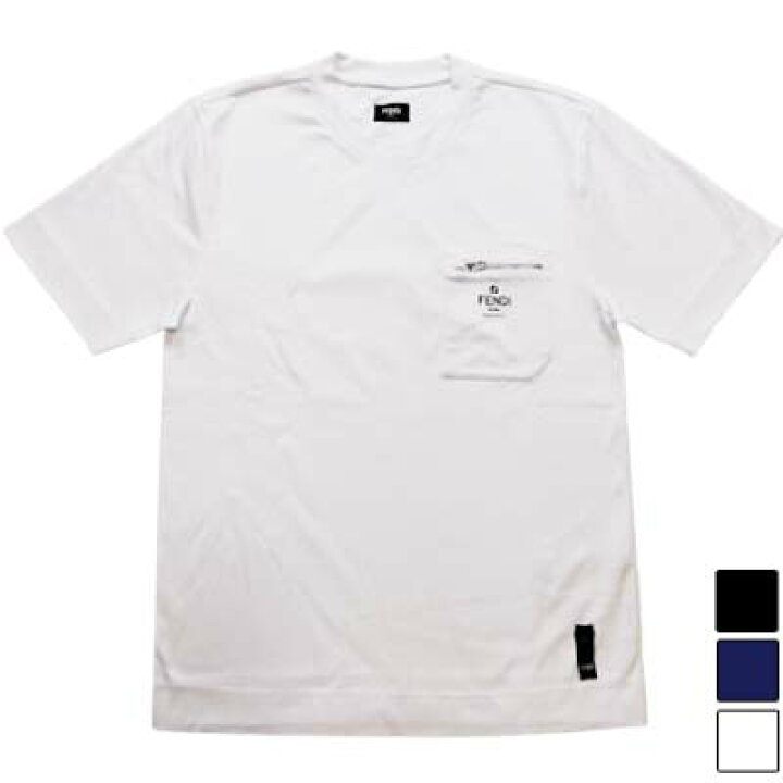楽天市場】FENDI フェンディ 半袖Tシャツ メンズ カットソー ブランド 