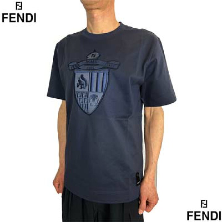 楽天市場】FENDI フェンディ 半袖Tシャツ メンズ カットソー ブランド 