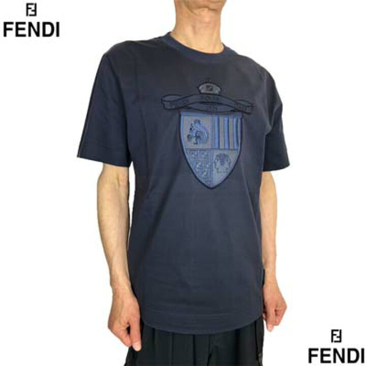 楽天市場】FENDI フェンディ 半袖Tシャツ メンズ カットソー ブランド 