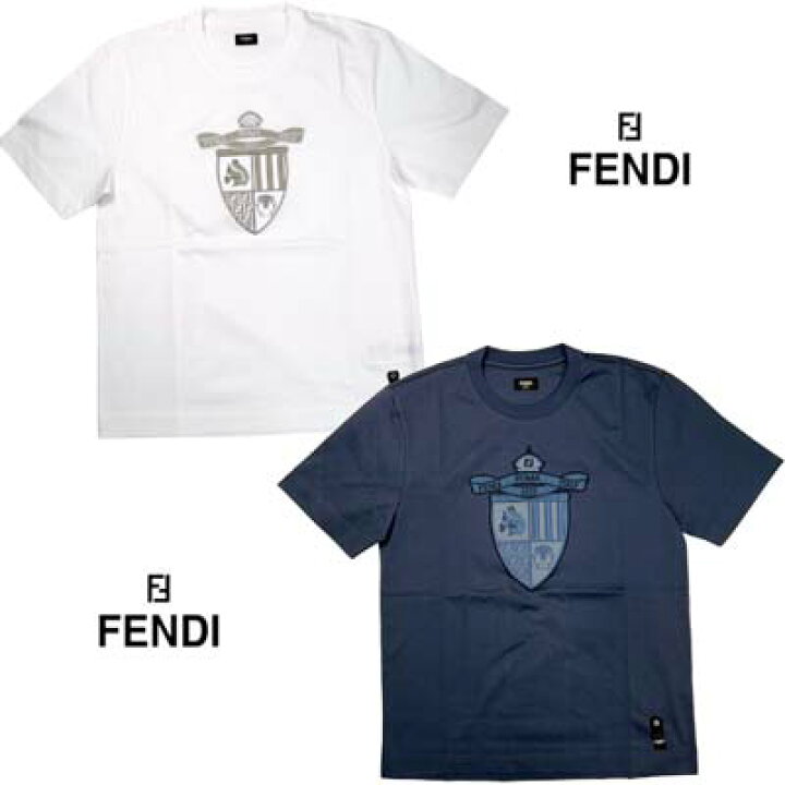 楽天市場】FENDI フェンディ 半袖Tシャツ メンズ カットソー ブランド 