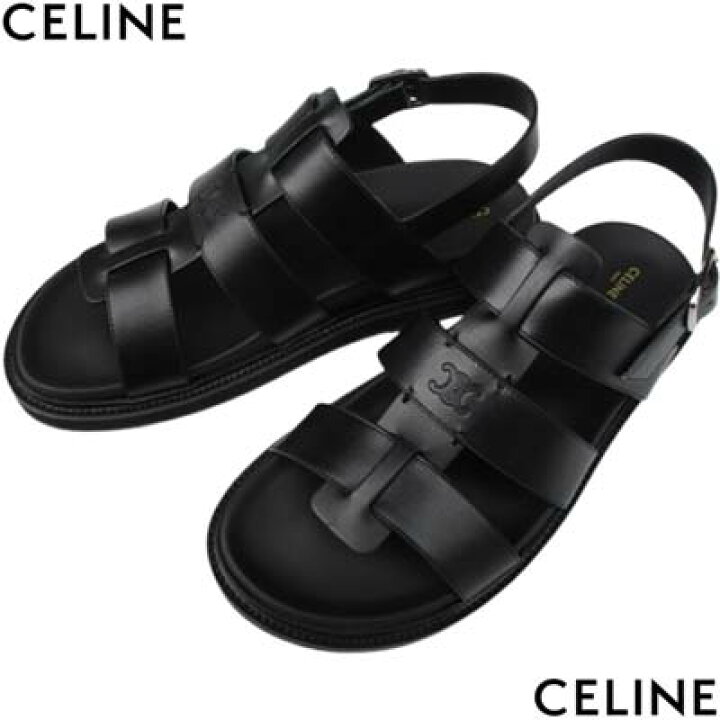楽天市場】CELINE セリーヌ サンダル メンズ ブランドロゴ トリオンフ 