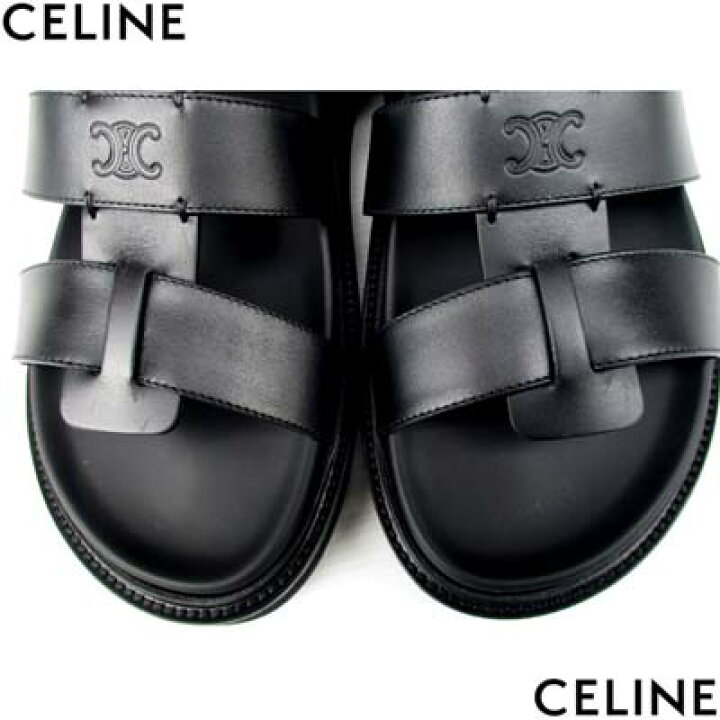 楽天市場】CELINE セリーヌ サンダル メンズ ブランドロゴ トリオンフ 