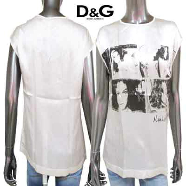 超美品❗️D&G ドルチェ＆ガッバーナ ノースリーブ Tシャツ - トップス 