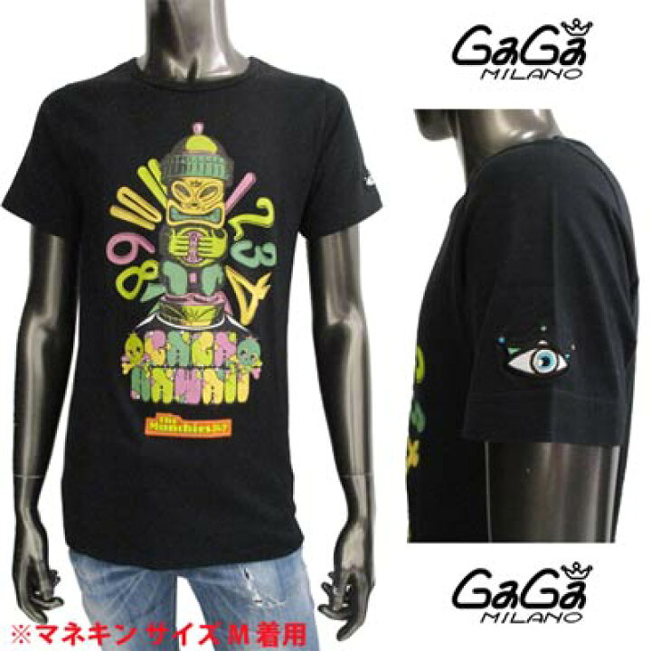 楽天市場】ガガミラノ GaGaMILANO メンズ トップス 半袖 Tシャツ ロゴ 