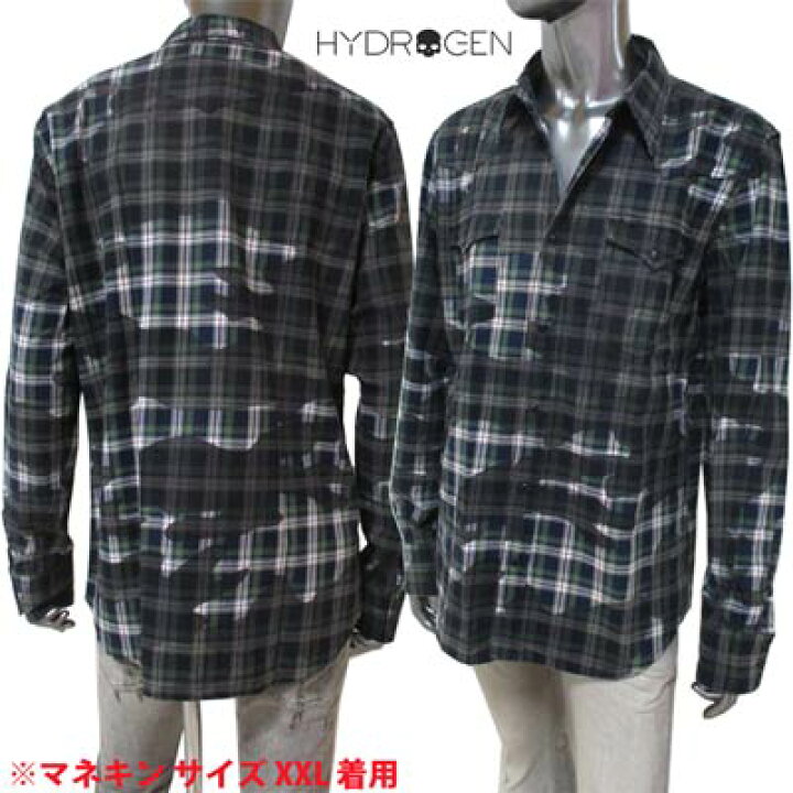 楽天市場】ハイドロゲン HYDROGEN メンズ トップス シャツ カジュアル 