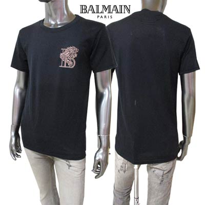 楽天市場】バルマン BALMAIN メンズ トップス Tシャツ 半袖 ロゴ