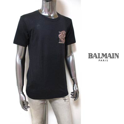 楽天市場】バルマン BALMAIN メンズ トップス Tシャツ 半袖 ロゴ