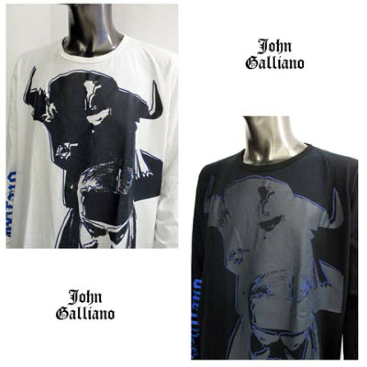 楽天市場】ジョンガリアーノJOHN GALLIANO メンズ トップス 長袖 ロンT 