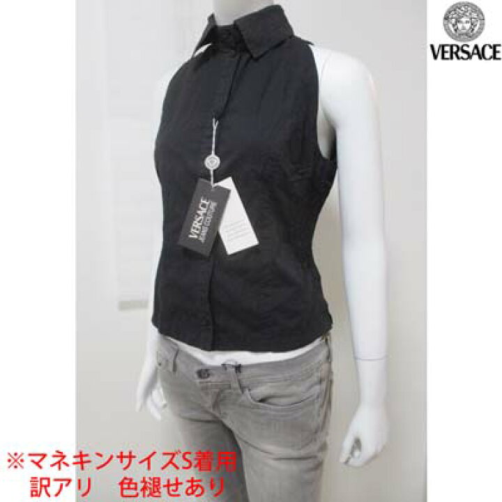 楽天市場】ヴェルサーチ VERSACE レディース シャツ 袖なし トップス 