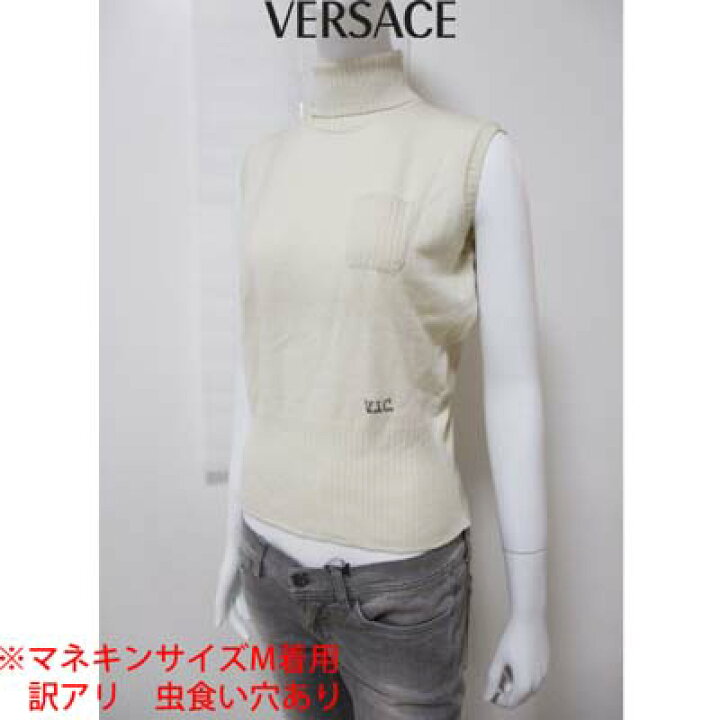 楽天市場】ヴェルサーチ VERSACE レディース ノースリーブ ニット 