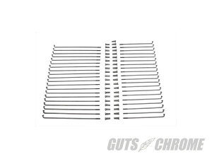 【取寄】45-0697 18” フロント スポークキット, ステンレス スティール WL 1938-1952
