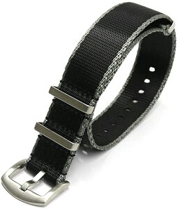 rv NATO xg 20mm 22mm 24mm iC 3O ubN O[ Vo[ na001-gry-s