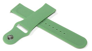 スマートウォッチ ベルト 20mm 22mm シリコン ラバー クイックリリース ブライトグリーン smw-tbgr