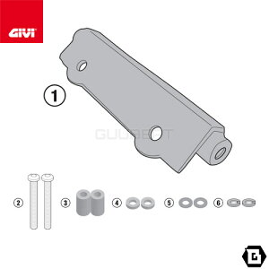 GIVI 1161KIT tLbg TChP[Xz_[pbHONDA CRF1000L AtJcC / CRF1000L AtJcCADVSPORTS Ή