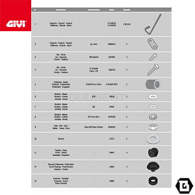 GIVI A1125A 取付キット スクリーン用 フィッティングキット／HONDA SHモード専用